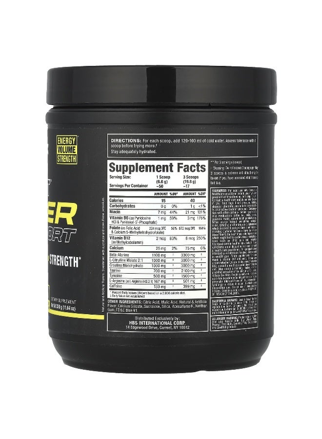 ALLMAX, Impact™ Igniter Sport, Pre Workout, Blue Raspberry, 11.64 oz (330 g)