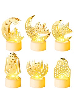 6Pcs Ramadan Eid-al-Fitr Light Decoration, Moon Castle Lighthouse Eid Mubarak Mini Lantern Lamp Battery Included Plastic LED Night Light Ramadan Eid al Fitr Party Home Dinner Tabletop Decor - pzsku/Z927DE5A46A8587E1CF7FZ/45/_/1739255225/55917216-2876-4c17-8dc4-0984d07b9074