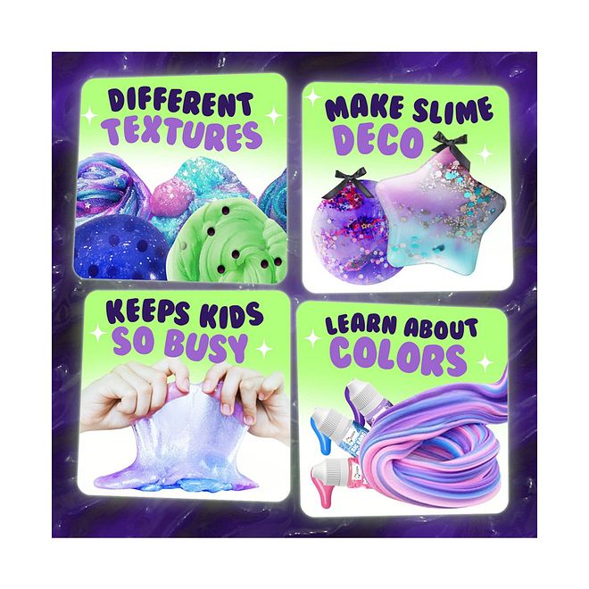ESSEN Galaxy Slime Kit, Versatile Slime Designs, Encourages STEM Learning, Reusable and Clean Fun, 7 Years+, Multicolor - 29 Pieces - Image 2
