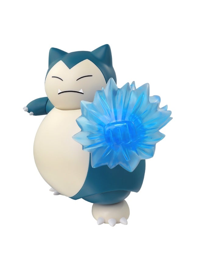 Blokees Pokémon Classic Version L Snorlax Model Kit | Buildable Action Figure for Kids Age 9+ | Poseable Collectible Toy with Beach Display Base | New Encounter of Exploration Series - Image 5