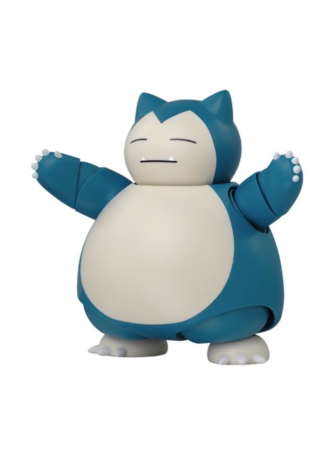 Blokees Pokémon Classic Version L Snorlax Model Kit | Buildable Action Figure for Kids Age 9+ | Poseable Collectible Toy with Beach Display Base | New Encounter of Exploration Series - Image 4