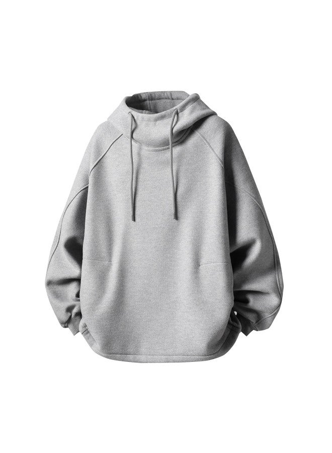 Fapai Trendy Casual Sports Versatile Men's Wool-blend Comfortable Warm Hooded Pullover Sweatshirt Jacket - Image 3