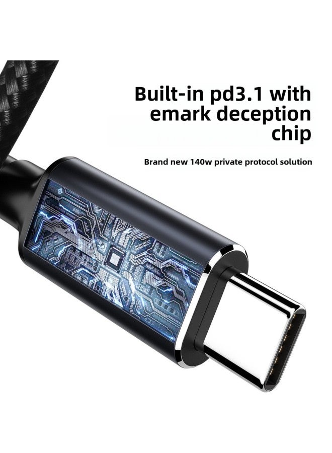 Type-C To DC Charging Applicable To HP Asus Dell Laptop PD Fast Charging Lure Power Cord 140W-Color:TypeC To 4530 HP  - Image 4