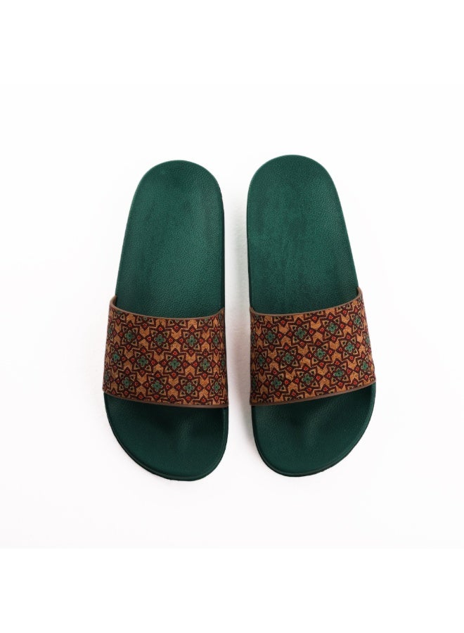 أوندا اربيسك حريمى اخضر * بيج - Image 2