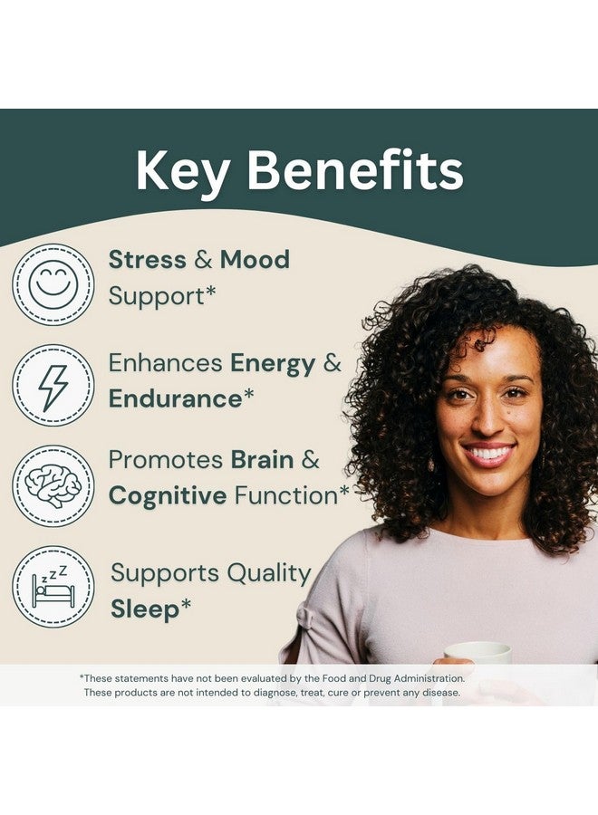 Natgrown Ashwagandha KSM 66 Supplement 600 mg - Stress, Mood, & Athletic Support - Organic KSM66 Root Extract with 5% Withanolides - Vegan Capsules - 60 Count - Image 2