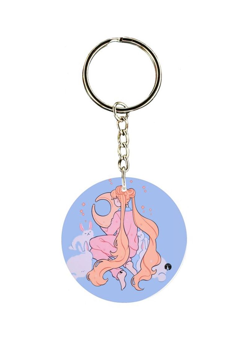 RKN Cartoon Character Printed Keychain