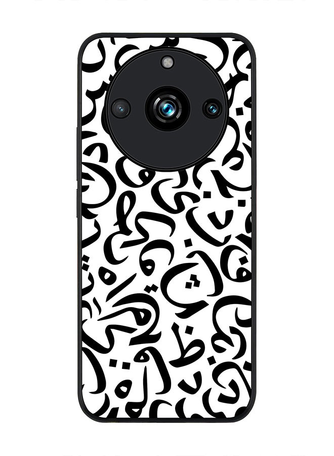 Stylizedd Rugged Black Edge case for Realme 11 Pro/Realme 11 Pro+, Custom Slim fit Flexible Anti Drop Thin Phone Case Cover - Arabian Pearls - Image 1