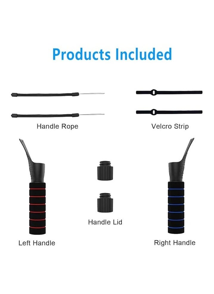 Raxoom Dual Handles Extension Grips for Oculus Quest, Quest 2 or Rift S Controllers Playing Beat Games  - Image 3