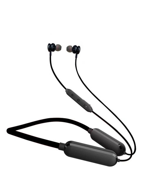 Smart Berry BT Wireless Stereo Neckband In-Ear Headphone Black