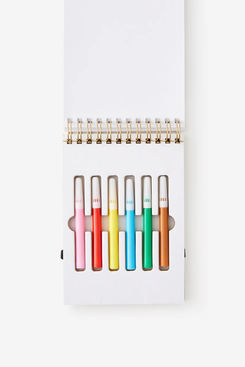 Typo Colour In Sticker Book