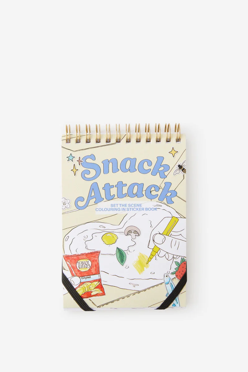 Typo Colour In Sticker Book