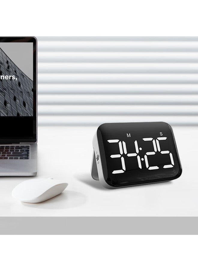 Hense Led Large Screen Timer, Electronic Learning Kitchen Magnetic Reminder, Student Homework Countdown Timer Ht05 - Image 2