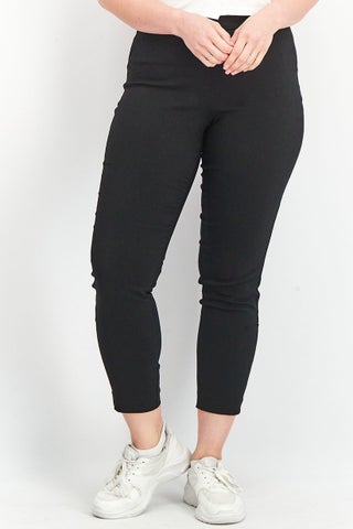 Women Slim Fit Solid Stretchable Trouser Pants, Black - pzsku/Z927E957059F5A5B203D9Z/45/1746200353/e8fea691-773b-4a2e-b492-623e695bbafd