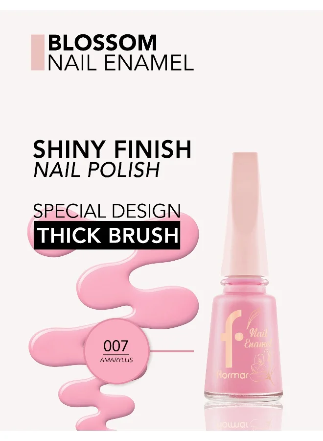 flormar Blossom Nail Enamel 007 Amaryllis 007 Amaryllis