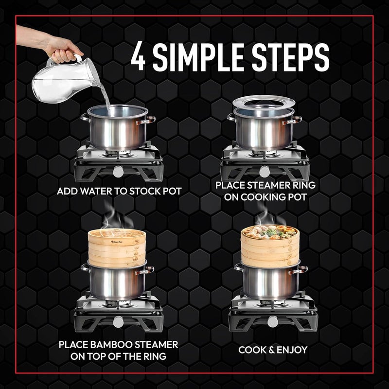 Helen's Asian Kitchen 11-Inch Steaming Ring for 10-Inch Bamboo Steamers - Image 5