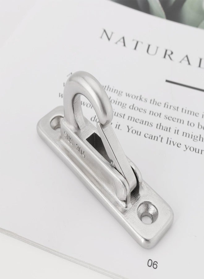 Create idea 4pcs Marine Fending Hooks 304 Stainless Steel Boat Fender Hooks Marine Hooks Boat Hooks Spring Hooks for Boats Trailers, 70x17mm - Image 5