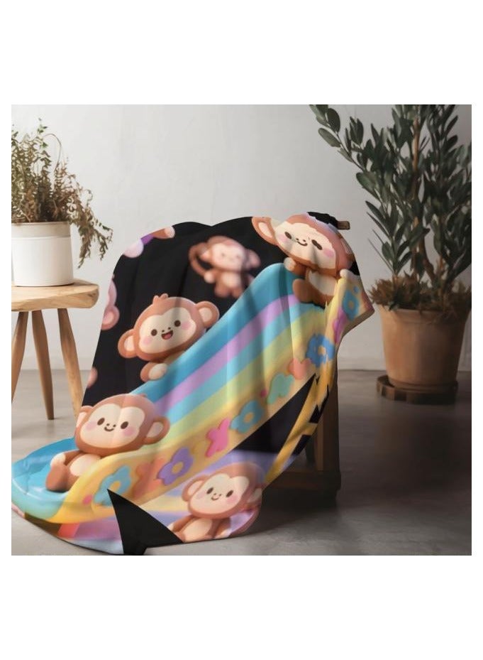 general Flannel thin blanket (warm and comfortable, suitable for sleep, gaming, dust removal and sandproof) 150cm*200cm - 841 - Image 1