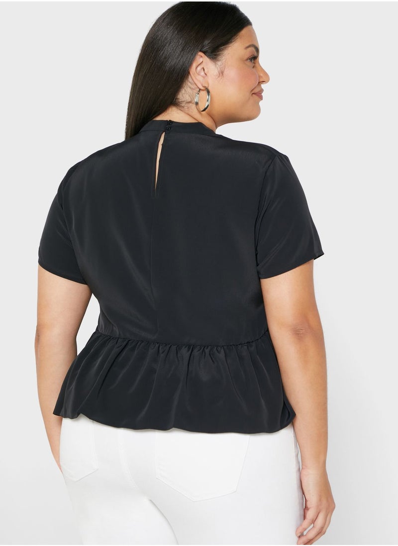 Mamalicious Peplum Top  - Image 2