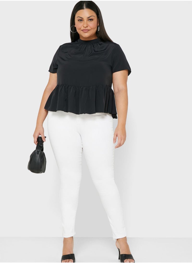 Mamalicious Peplum Top  - Image 4