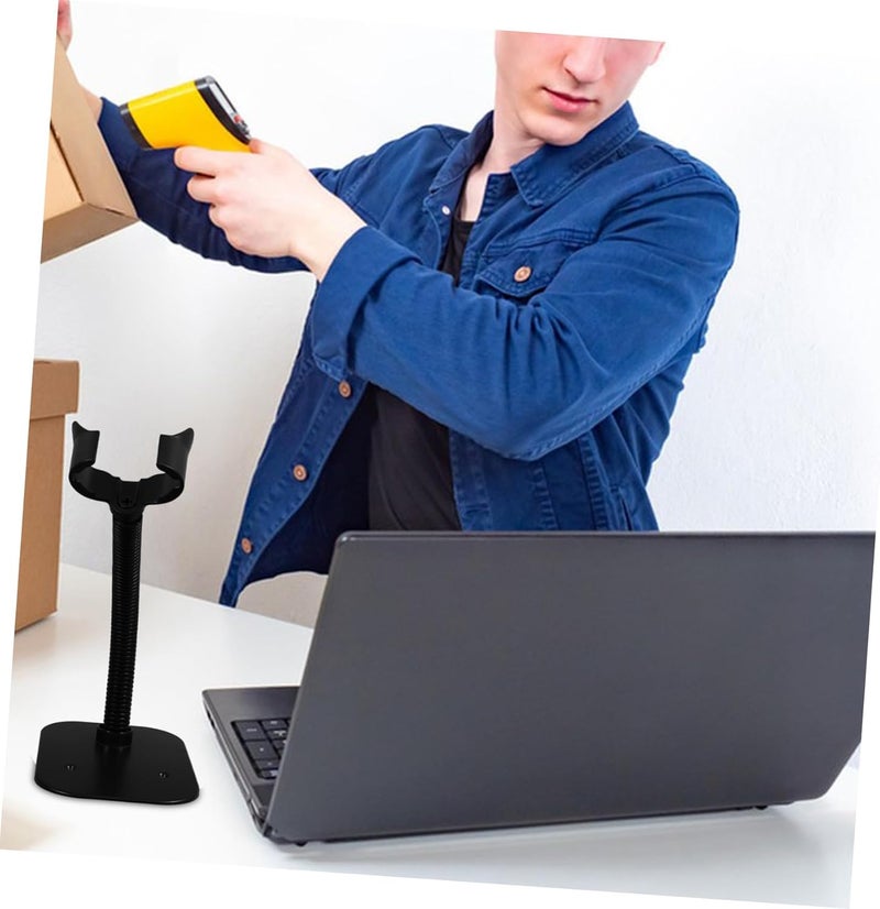 Gatuida Adjustable Barcode Scanner Holder Bracket Stand for Handheld Readers and Support Base Hands Convenient Use for Warehousing Logistics Libraries Banks and Transportation - Image 4