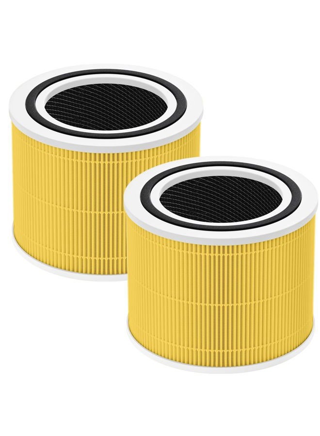 isingo 2 Pack Core 300 Replacement Filter for LEVOIT Core 300 and Core 300S Air Purifier, 3-in-1 Core 300 Pet Aller-gy Filter Efficiency Activated Carbon Filtration System, Core 300-RF-PA - Image 1