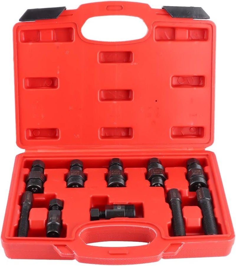 Drfeify 10pcs Flywheel Puller Tool Kit Crankshaft Puller Set for Motorcycles Dirt Bikes ATVs with Storage Case and Carbon Steel Construction - Image 5