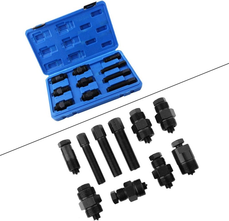 Drfeify 10pcs Flywheel Puller Tool Kit Crankshaft Puller Set for Motorcycles Dirt Bikes ATVs with Storage Case and Carbon Steel Construction - Image 2