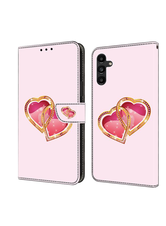 S-TOP Case For Samsung Galaxy S23+ 5G Crystal Painted Leather Phone case - Image 1