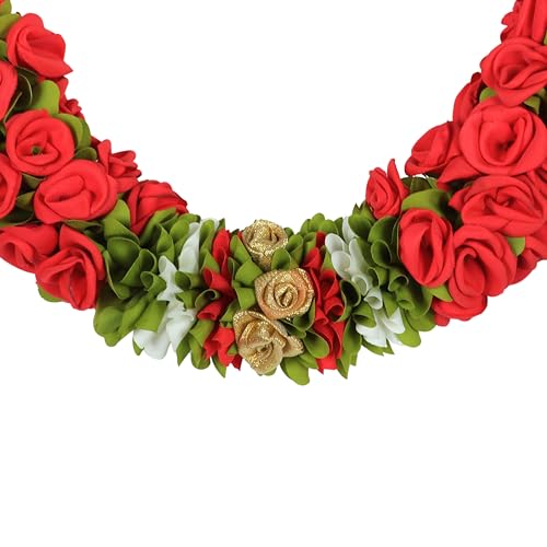 Veltic Rose Door Set Toran for Main Door Entrance, Reusable Thoran for Mandir & Living Room Décor, Bandarwal for Festival Decoration, Flower Hanging for Home Décor (18X42 inch) - Image 5