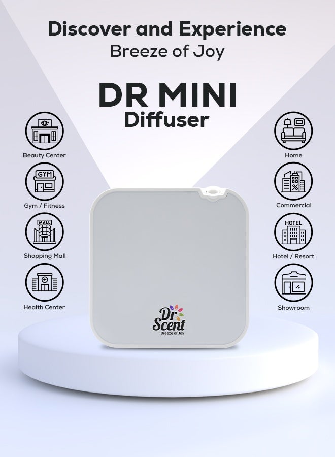 Dr Scent Breeze of Joy Essential Oil Diffuser Fragrance Machine Mini (White) - Image 5