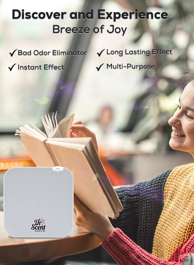 Dr Scent Breeze of Joy Essential Oil Diffuser Fragrance Machine Mini (White) - Image 4