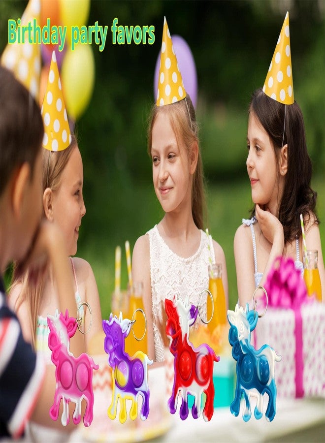 رواكوا، 30 عبوة، سلسلة مفاتيح على شكل بقرة حلوب، لعبة صغيرة لتخفيف التوتر للأولاد والبنات، هدايا حفلات أعياد ميلاد الأطفال الصيفية، جائزة فقاعات للطلاب - Image 4