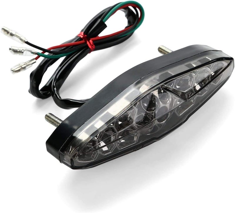 CICMOD Motorcycle Led Brake Running Tail Light 12V Universal for Quad ATV Dirt Bike Custom Chopper - Image 1