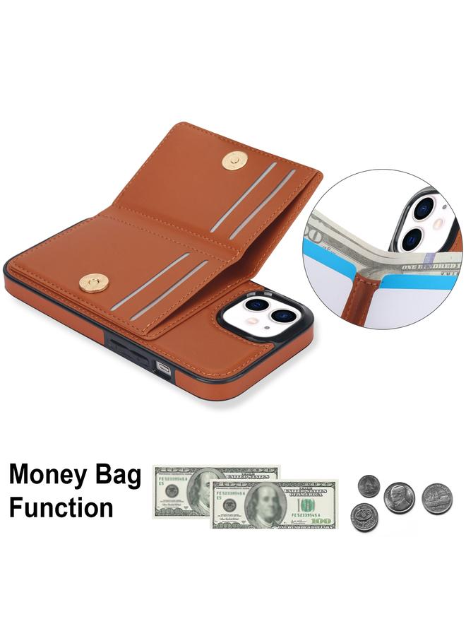 Zaboon Case For iPhone 12 mini RFID Anti-theft Card Ring Holder Phone Case - Image 5