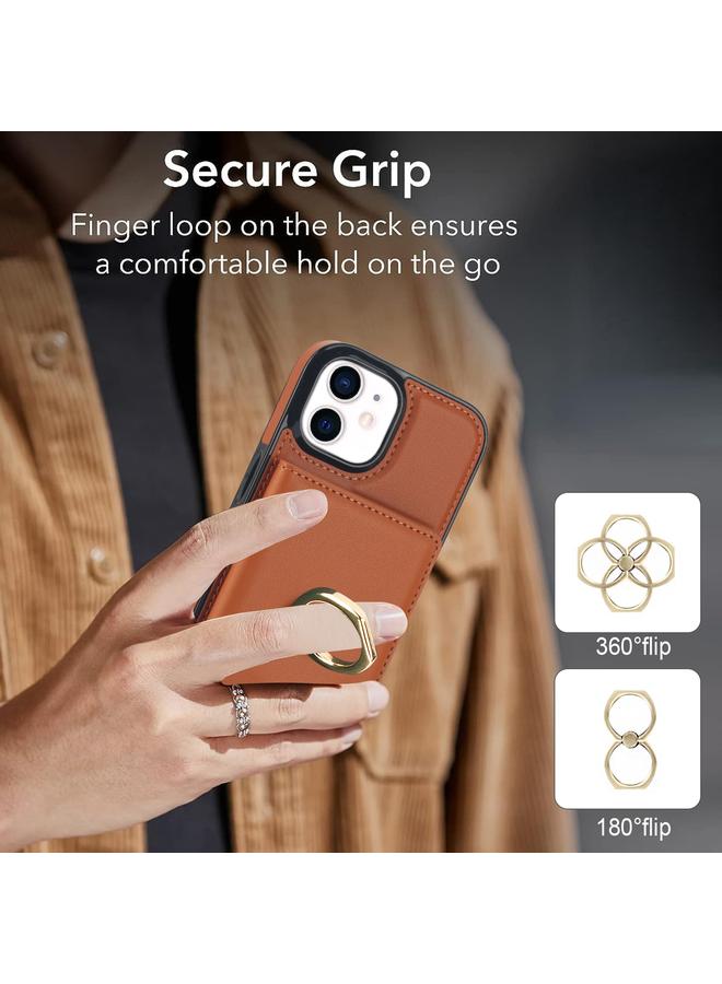Zaboon Case For iPhone 12 mini RFID Anti-theft Card Ring Holder Phone Case - Image 3
