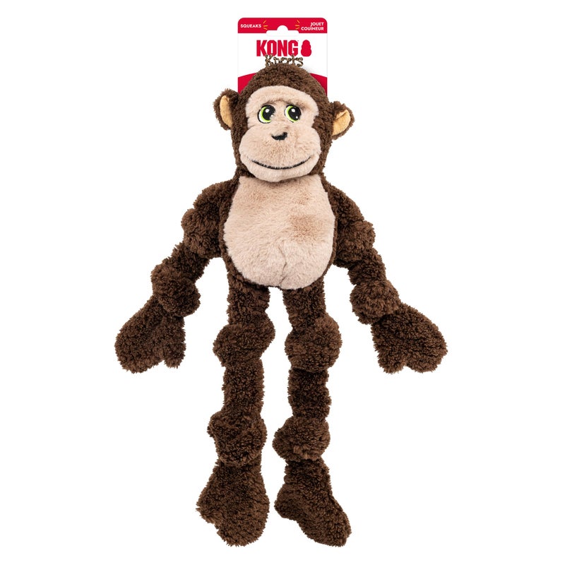 KONG Knots Oversized Dog Toy - Large/X-Large - with Inner Rope Skeleton (Monkey) - Image 1
