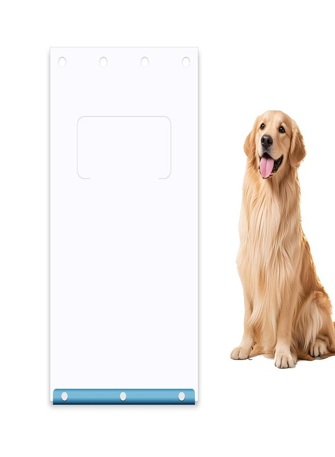 REMJUD Large Dog Door Replacement Flap, Clear Heavy-Duty Dog Door Flap for 18" x 10" XL Frames Weatherproof Design Fits Pets Up to 100 Lbs (1) - Image 1