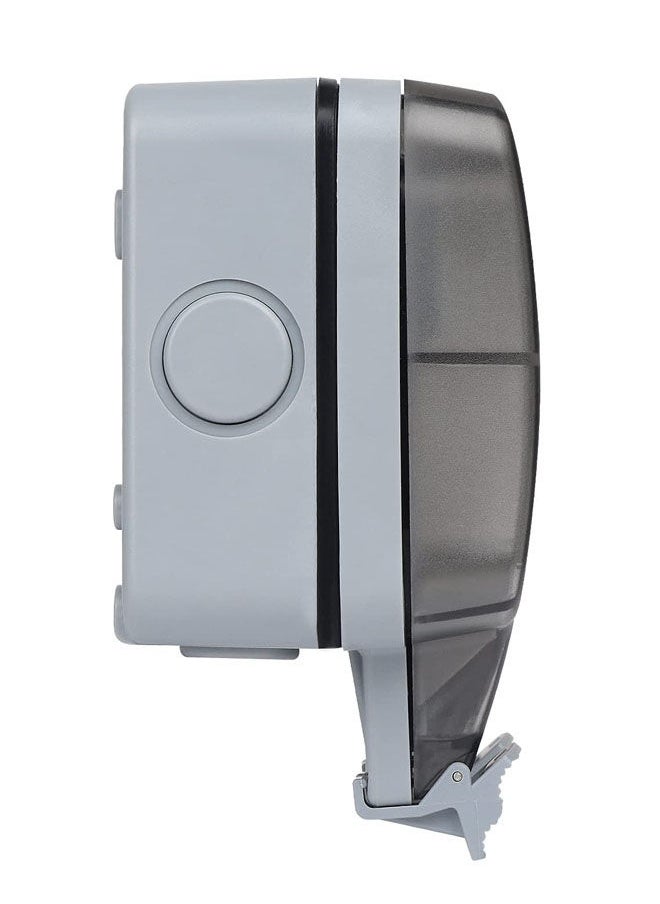 Generic - Switched Socket Cover Outdoor Socket Waterproof Socket Wall Electrical Outlets IP66 13Amp Weatherproof Wall Plug Socket Box Single Socket - Image 1