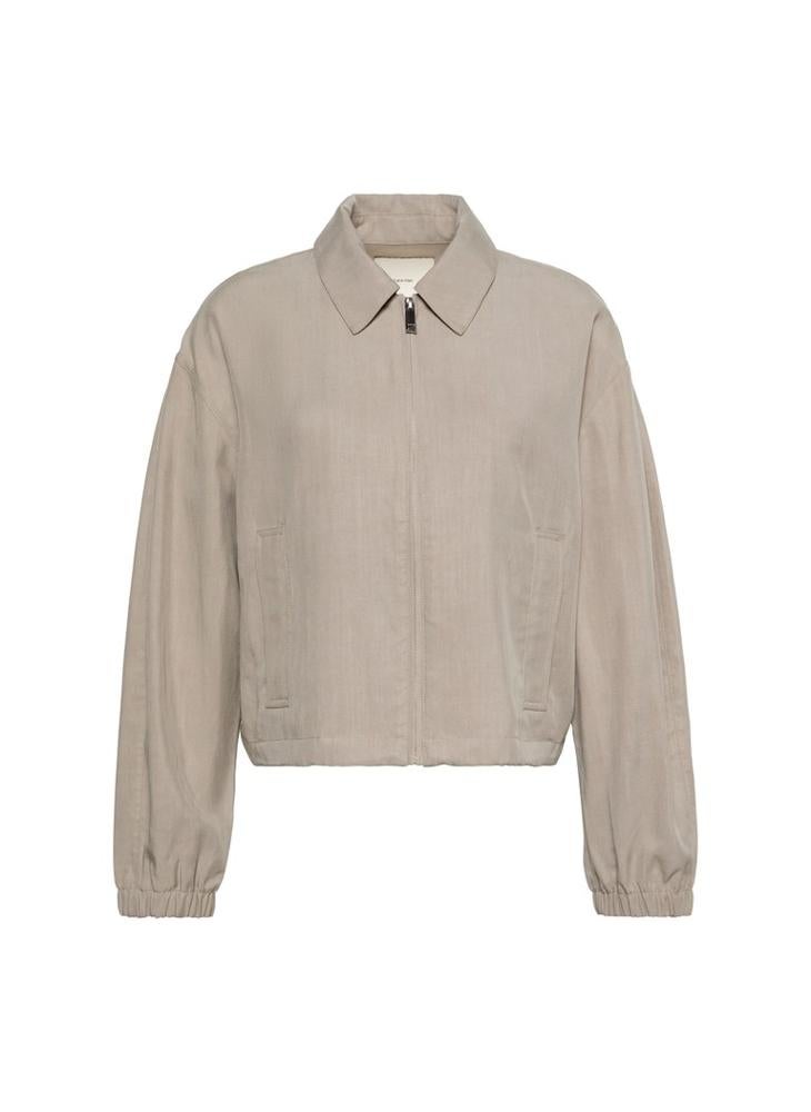 CALVIN KLEIN Point Collar Jacket With Linen - Image 5