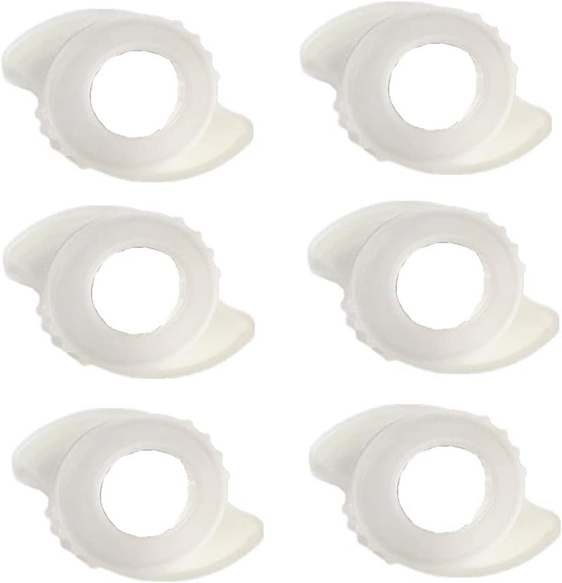 Eggone 6Pcs(3"W x 2" D) Silicone Door Knob Grips - Anti-Static Door Knob Cover - Great Grips Elderly Door Knob - Silicone Doorknob Bumper Grips, Open Doors Easily - Image 1