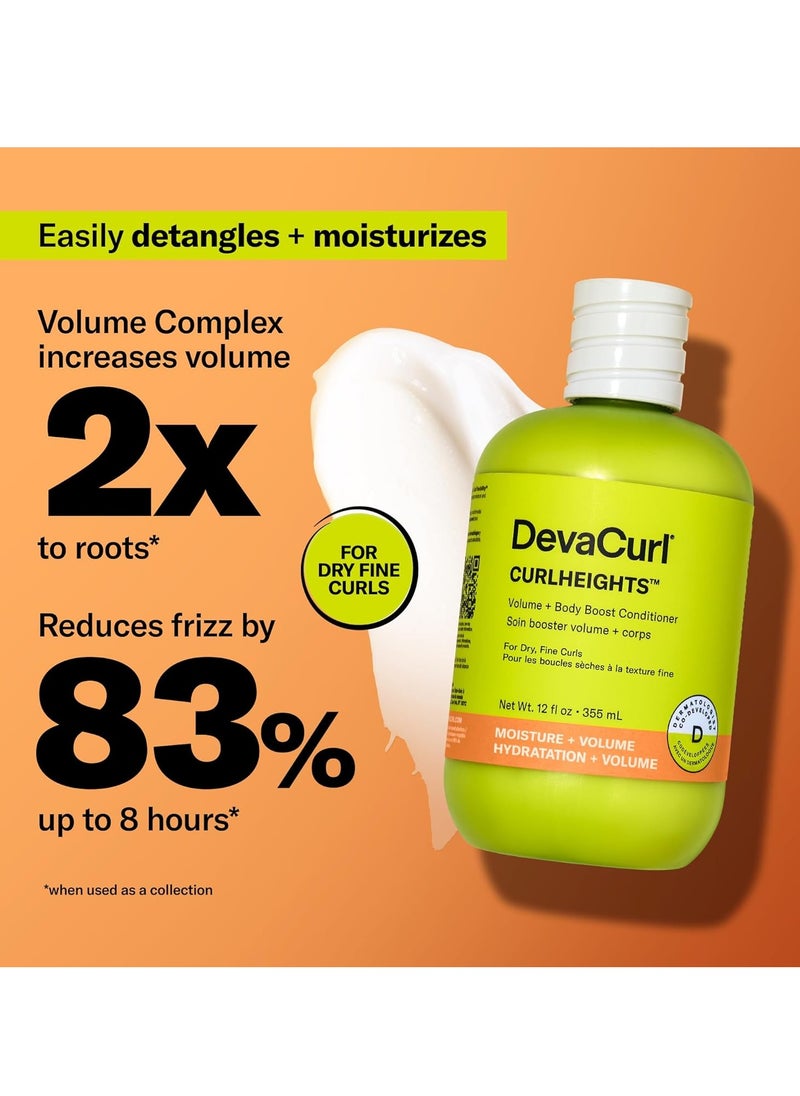 DevaCurl DevaCurl CurlHeights Volume + Body Boost Conditioner, 12 oz  - Image 2