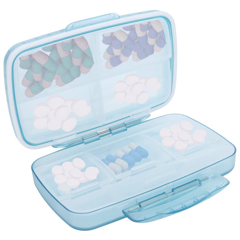 comfrt Pill Box - Large Capacity Pill Organizer 7 Day Pill Cases Portable Box Container for Travel Dampproof Medicine Case Daily Medicine Organizer Portable Medicine Box (01) - Image 1