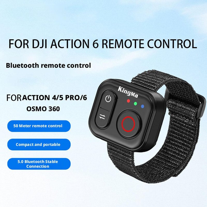 KingMa Bluetooth remote control accessory for DJI Action 6 and Osmo 360 action cameras. - Image 5