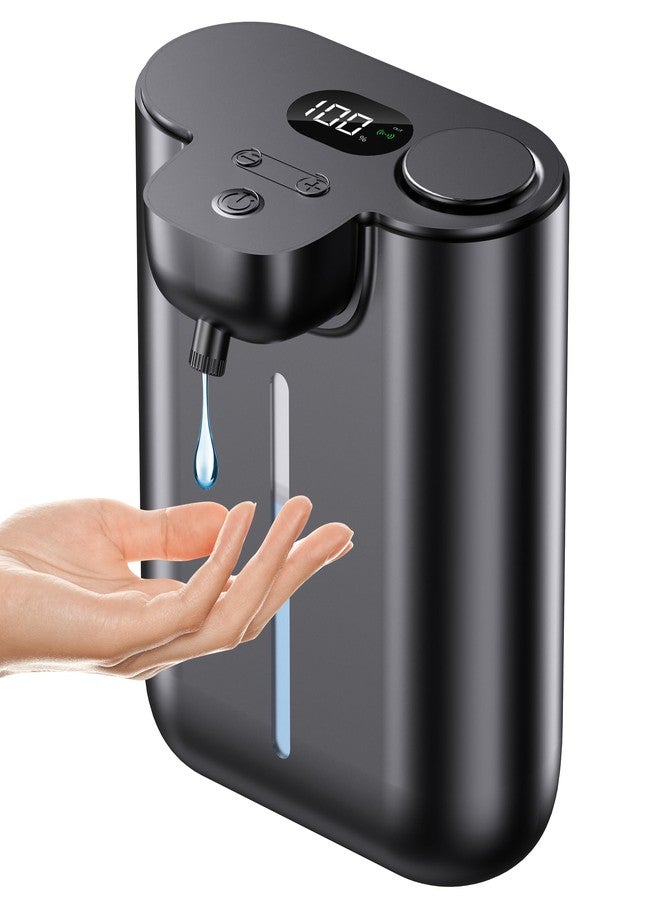Ipefan Automatic Soap Dispenser,9 Levels Liquid Soap Dispenser for Kitchen, RechargeableTouchless Liquid Hand Soap Dispenser for Bathroom,16.9oz/500ml,1200mah Rechargeable,Wall Mount & Countertop - Image 1