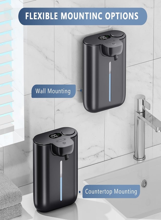 Ipefan Automatic Soap Dispenser,9 Levels Liquid Soap Dispenser for Kitchen, RechargeableTouchless Liquid Hand Soap Dispenser for Bathroom,16.9oz/500ml,1200mah Rechargeable,Wall Mount & Countertop - Image 5