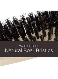 fuller brush Fuller Brush Lustre Professional Hairbrush - 6 Row Styling Hair Brush & Volumizer w/Natural Boar Bristle For Smoothing All Hair Types  - Image 4