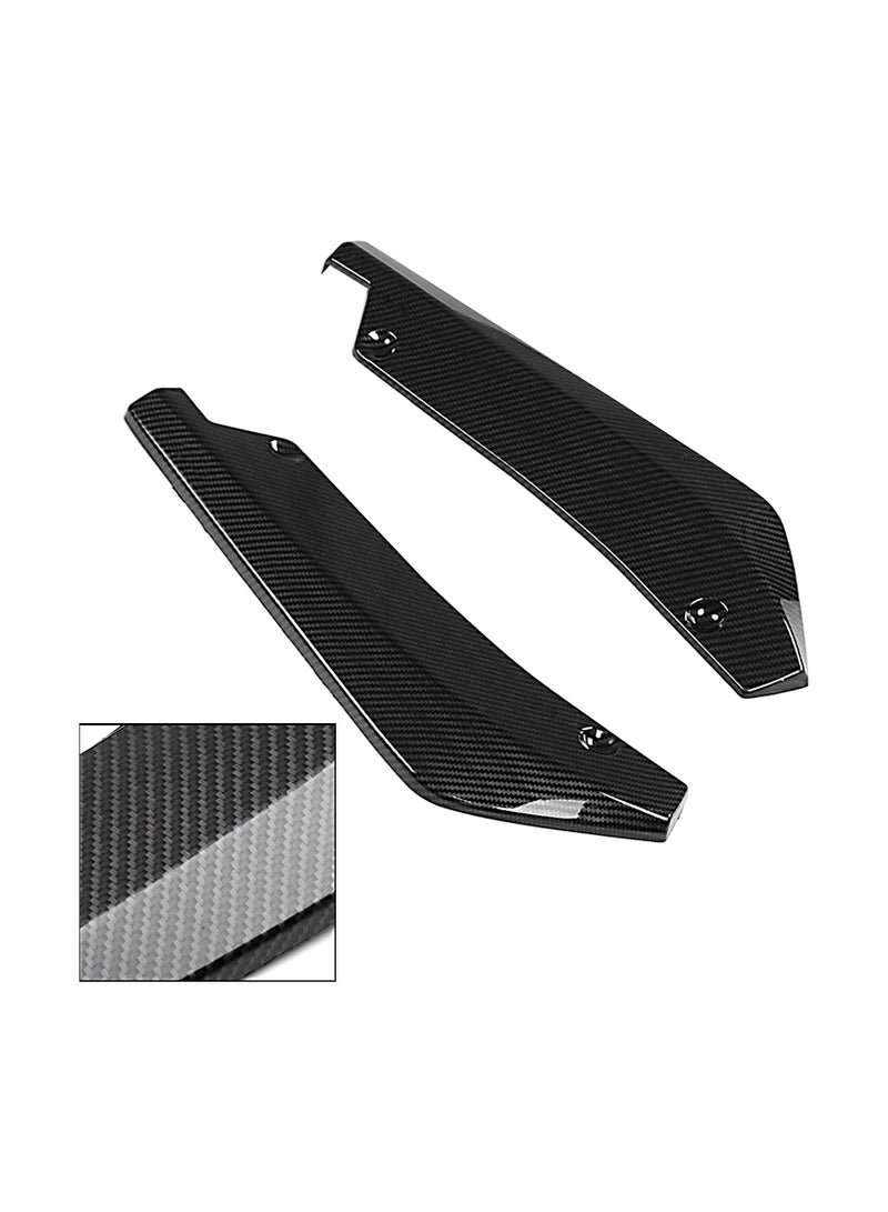 Car Rear Bumper Guard Diffuser, 2 PCS Front Bumper Lip Splitter Kit, Vehicle Blade Rear Shovel, Side Fender Skirt Lip Splitter, Universal Protector for Most Cars. - Image 1
