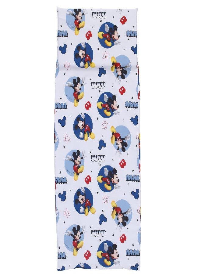 Disney Disney Mickey Mouse Preschool Nap Pad Sheet, Blue, 19"" x 44"" 