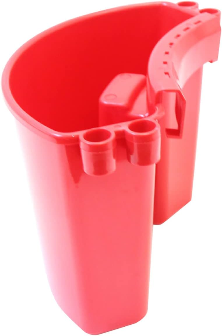 FOXBI Car Detailing Bucket Organizer - Portable Auto Wash Bucket with Tool Hanger, Red - Image 2