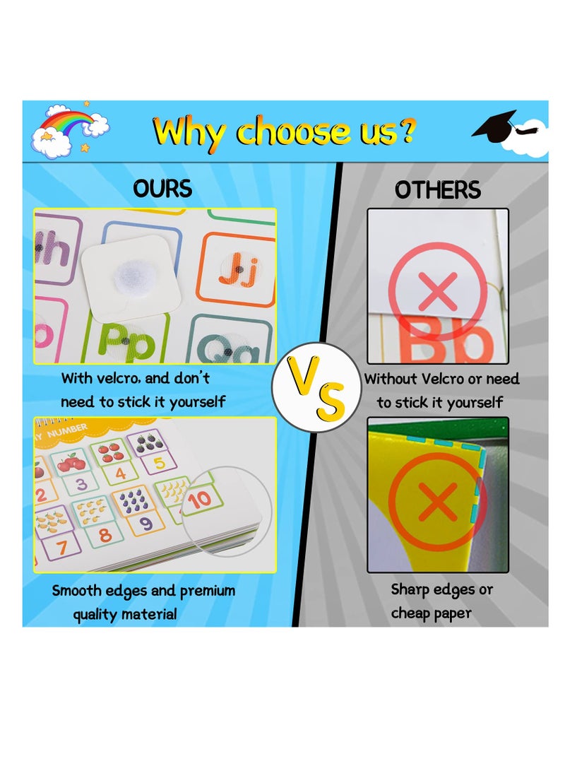 SYOSI 【Safe for Children】Our learning busy books are made of high-quality safe thick cardboard, strong and durable, will not be easily bent or broken, and can be used for a long time. - Image 5